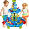 WOOPIE Stolik Wodny 2w1 Piaskownica Fontanna XXL Aquapark z Delfinem