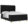 vidaXL vidaXL Box Spring Postelja z Vzmetnico Črna 160x200 cm Tkanina, (22052867)