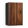 Blumfeldt WoodVista visoka omara, Soft-Close, aluminijasti ročaji, trajnostni materiali