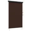 vidaXL Rolo Rjava 160 x 250 cm Tkanina in aluminij