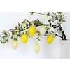 eoshop jajce rumena plastika 5 cm, okras za obešanje, cena za komplet 6 kosov VEL5031