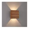 Brilagi - LED spoljašnje zidno svetlo DOUBLERAY LINE LED/6W/230V u drvenom dekoru IP54