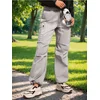 Sinsay - Parachute pantalone - svetlo siva