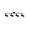 Colly Zidna Lampa Crna 4x15W GU10