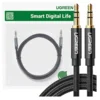 UGREEN AV112 AUX kabl 3.5mm 2m gold crni