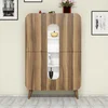Hanah Home Mine Walnut Višenamenski ormar, Beli