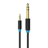 Vention avdio kabel vention babbg 3,5 mm trs moški do 6,35 mm moški 1,5 m črn