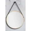 Ceramica lux Ogledalo alu-ram fi60,gold,touch-dimer pozadinski,sa kaišem- CL31/1 300025