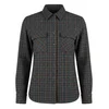 Radwa Bluza Womens Soft Warm Flannel Shirt rjava/siva