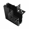 Ugradni ugaoni nosač MAGNETIC TRACK crni