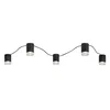 Rabalux Plafonski Looplab, 5xG9, 5x28W 230cm, H13cm, Crna
