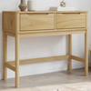 Konzolni stol FLORO voštano smeđi 89,5x36,5x73 cm od borovine