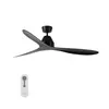 Lucci air 213041 - Plafonski ventilator WHITEHAVEN crne boje + daljinski upravljač