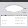 Yeelight Plafonska lampa, 60 W, 200 V
