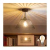 Brilagi - LED plafonski luster CERIA WIRE 1xE27/60W/230V prečnik 30 cm crna