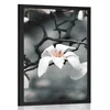 Plakat prebujajoča se magnolija - 40x60 black