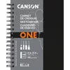 Canson Book Spiral-Bound Short Side One Skicirka 27,9 x 21,6 cm 100 g Portrait