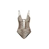 Liu Jo Enodelne kopalke ecru / rjava / temno rjava