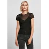 Womens mesh T-shirt in black color
