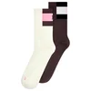 Nogavice On Courtside Sock High 2-pack Ivory/Mulberry EUR 43-46