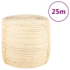 vidaXL Vrv iz 100 % sisala 8 mm 25 m