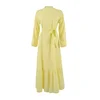 Trendyol Modest Ženska haljina Tctss26Eb00037, Žuta