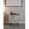 Hanah Home Noćni stočić Dopo, 50x55x40 cm, Beli