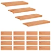 Vidaxl Stopnice 20 kos 80 x 25 x 2 cm Lak Trda bukovina