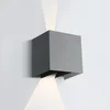 ZIDNA SVJETILJKA LED 2x3W/3000K/2x210lm/230V/IP54 SIVA