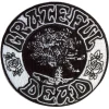 Grateful Dead Black & White Bertha Circle Iron-On Patch