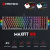 Tastatura mehanicka Gaming Fantech MK855 RGB Maxfit 108 crna (blue switch)