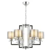 Opviq Luster Av-4285-6K, 90 cm, Crno-srebrne boje