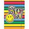 MAPA A4 Z ELASTIKO SMILEY, 1CM
