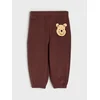 Sinsay - Postavljene pamučne jogger trenerke Winnie the Pooh - tamno braon