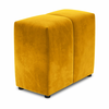 Rumeno žametno naslonjalo za modularni kavč Rome Velvet - Cosmopolitan Design