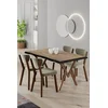 Hanah Home Trpezarijski set, 5 dijelova, svijetlozelena