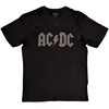 AC/DC Majica Logo Hi-Build Unisex Black XL