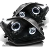OEM Kristalni farovi Angel Eyes Honda Prelude (97-01), Crni