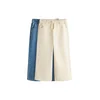 The Set Kavbojke ecru/moder denim