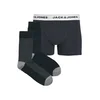 JACK & JONES Boksarice JACORDINARY mornarska/pegasto siva