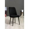 Hanah Home Set 4 trpezarijske stolice Polo Crni