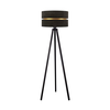 Duolla - Podna lampa DUO 1xE27/60W/230V prečnik 44 cm crna/wenge