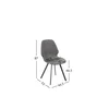 Homestar Stol Helena sivi
