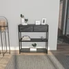 Hanah Home Komoda Latho, 90x92x30.5 cm, Crna