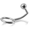 Metal Hard Intruder prstan za penis in analna kroglica