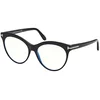 TOM FORD Okvir za naočare Blue Block 0FT5827-B 155, Ženski, Crni