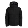 Jack & Jones  JJEBECKS PUFFER SN ( PACK F12 + P12)  Črna