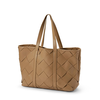 Elodie - Previjalna torba Braided Caramel Brown
