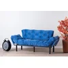 Atelier del Sofa Trosed na razvlačenje Nitta 185x85x70cm Plavi