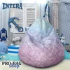 ENTERA Lazy bag - Svetlucave ljubičaste i plave sirenske krljušti - 100
